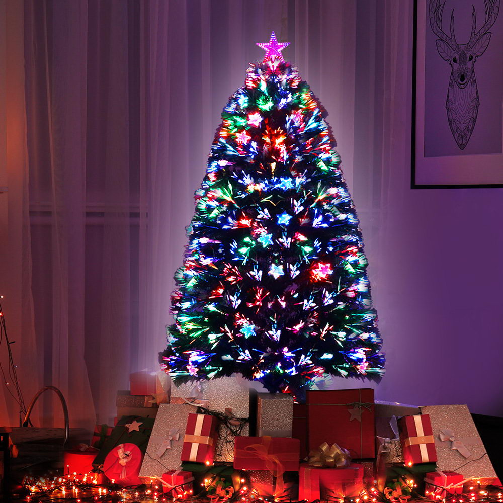 1.2m Christmas Tree with Optic Fibre lights