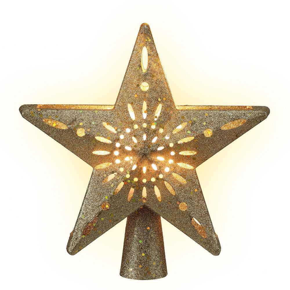 Christmas Tree Topper Star Snowflake Projector