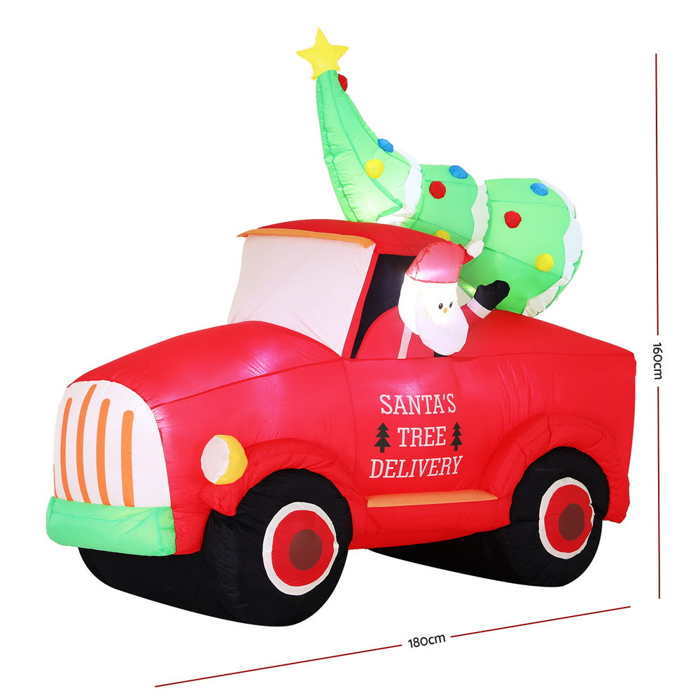 Inflatable Santa Truck 1.6M tall and 1.8m long