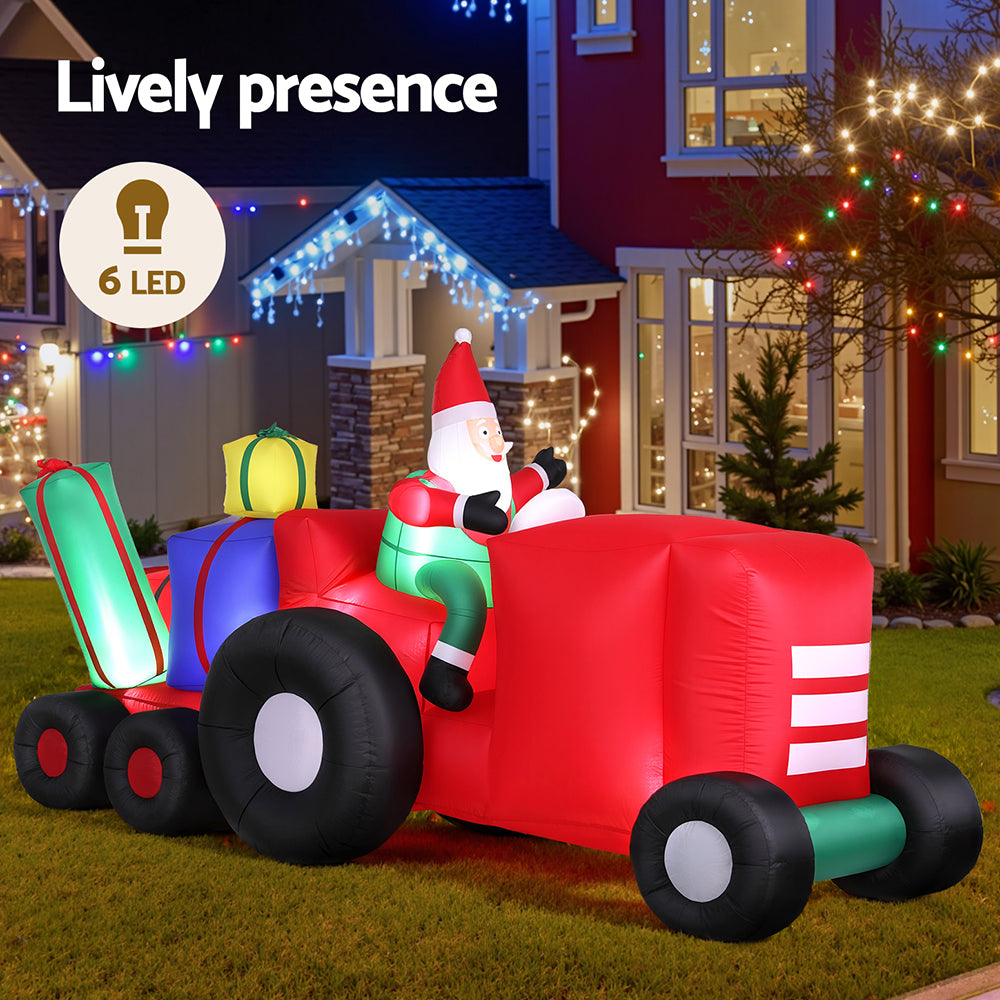 2.6m Inflatable Santa Truck