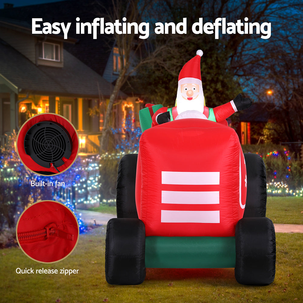 2.6m Inflatable Santa Truck