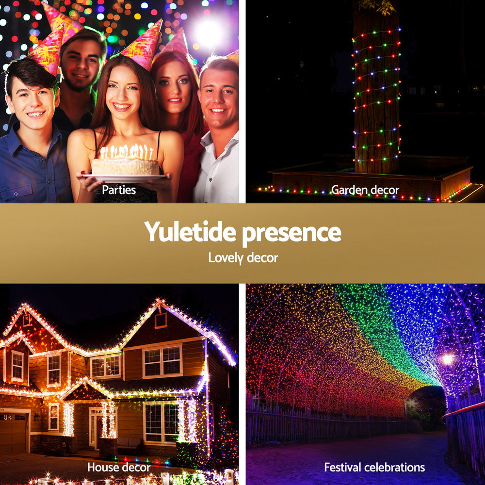 30M Colourful rope fairy lights - 300 LEDs