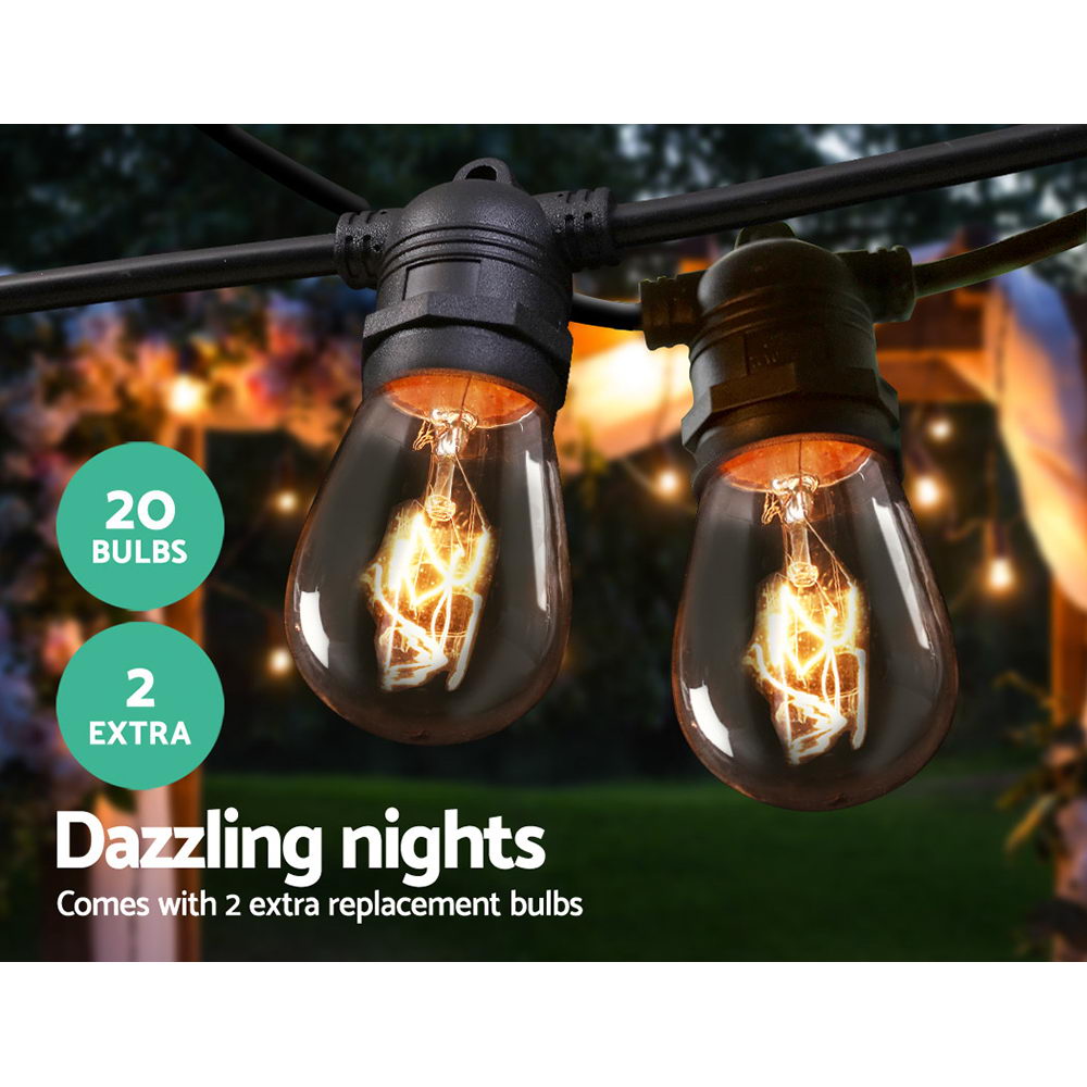 20m LED Festoon String Lights