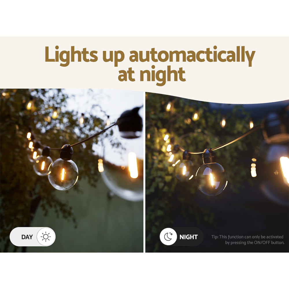 Solar Festoon Lights - 17 metres