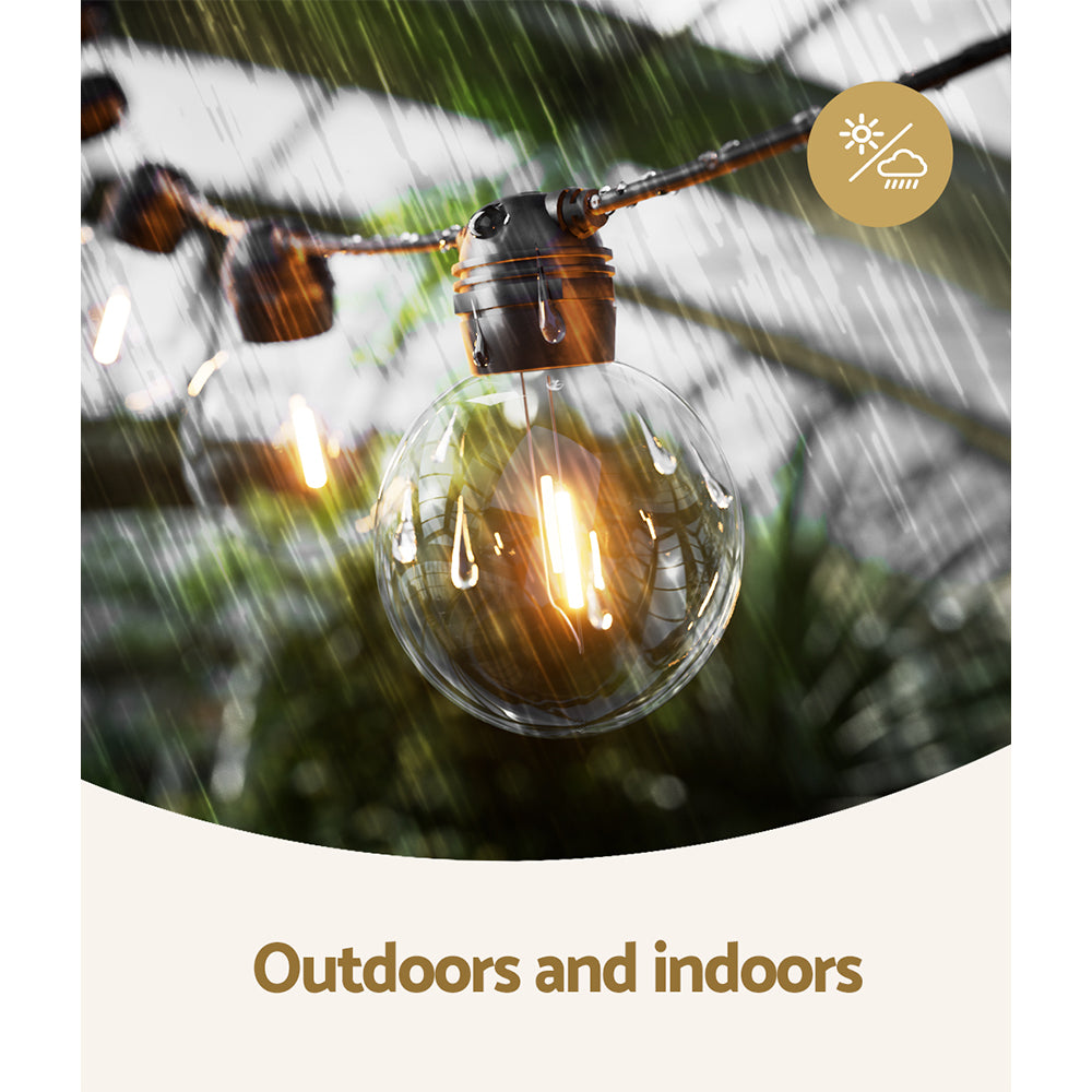 Solar Festoon Lights - 17 metres