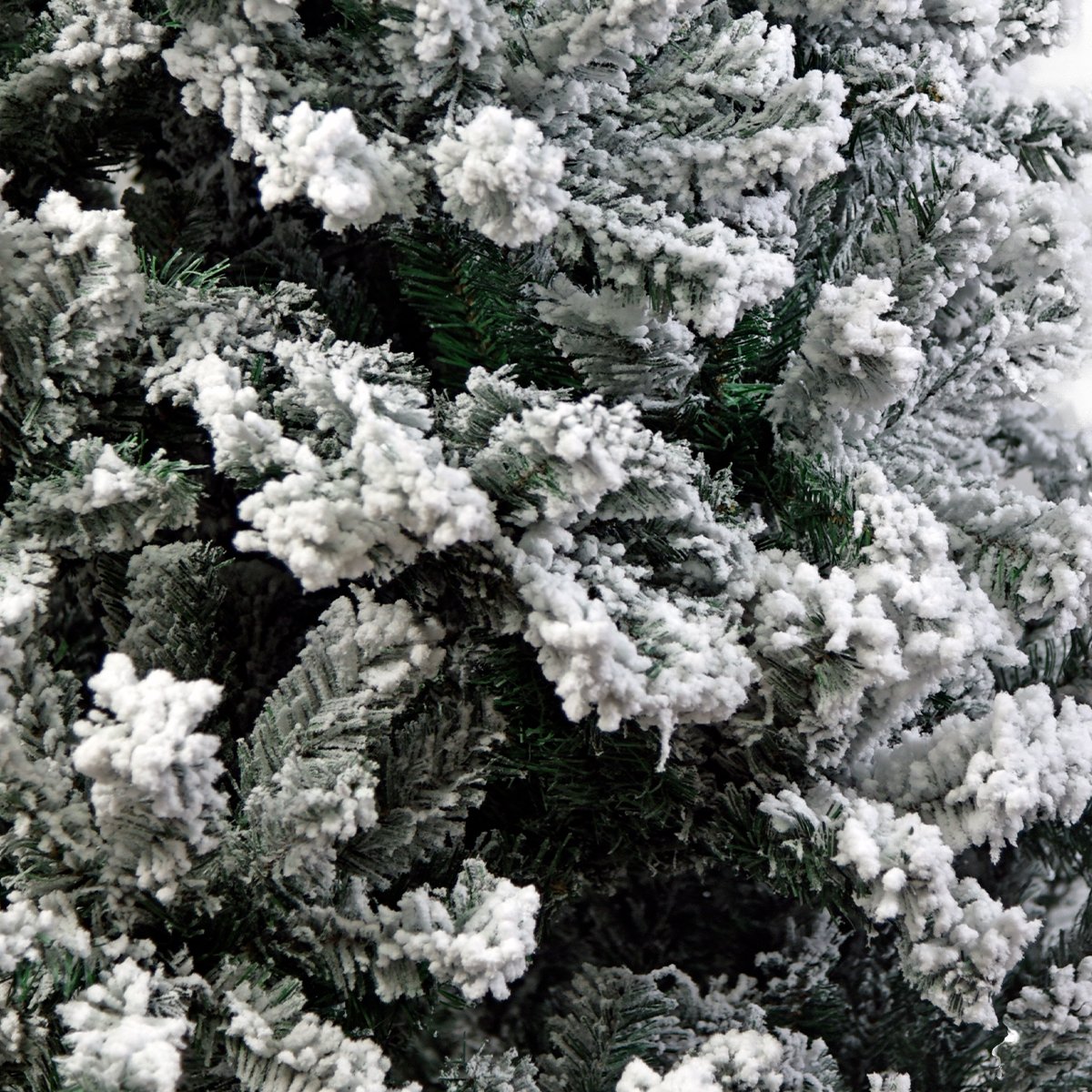 2.1m lush snow-tipped artificial Christmas Tree 2.1m with 1200 tips