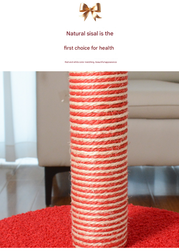Festive Christmas Tree Cat Scratcher & Condo - 2-in-1 Sisal Post with Cozy Hideaway Bed
