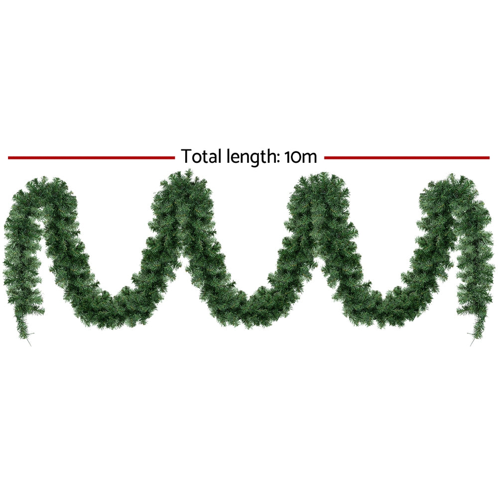 10M Christmas Garland with LED lights