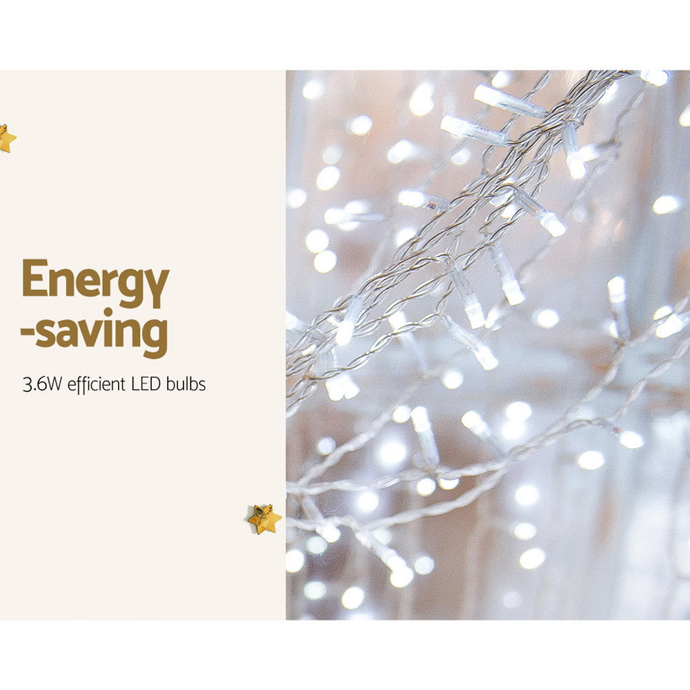 Christmas Lights urtain - 6m x 3m - Cool White