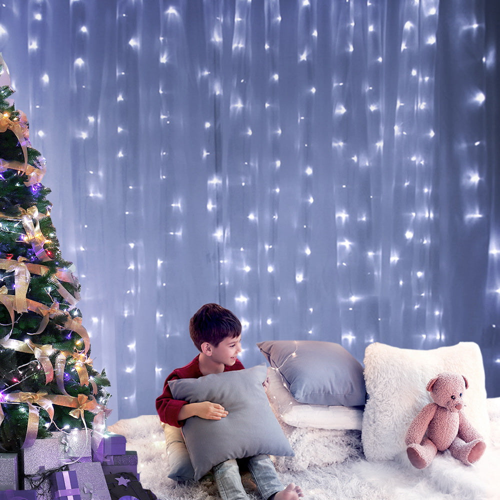 Christmas Lights urtain - 6m x 3m - Cool White