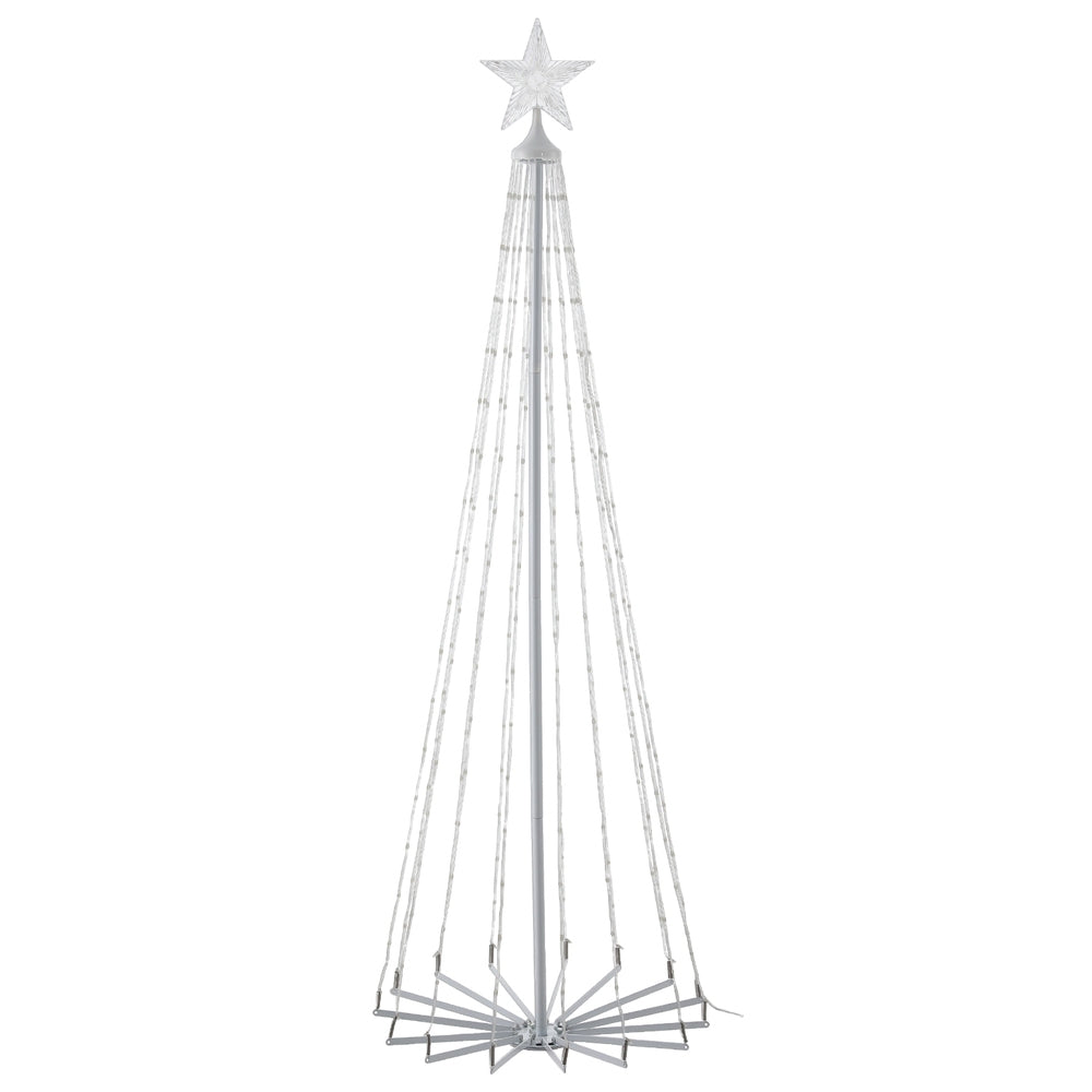 1.8M Christmas Tree with colourful fairy lights - Indoor or Outdoor