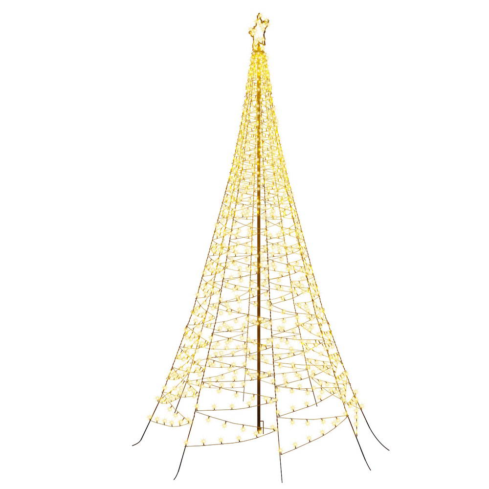 3.6M Christmas Tree with 800 LED Solar Lights - indoor or outdoor