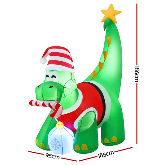 1.86 metre tall Inflatable Dinosaur