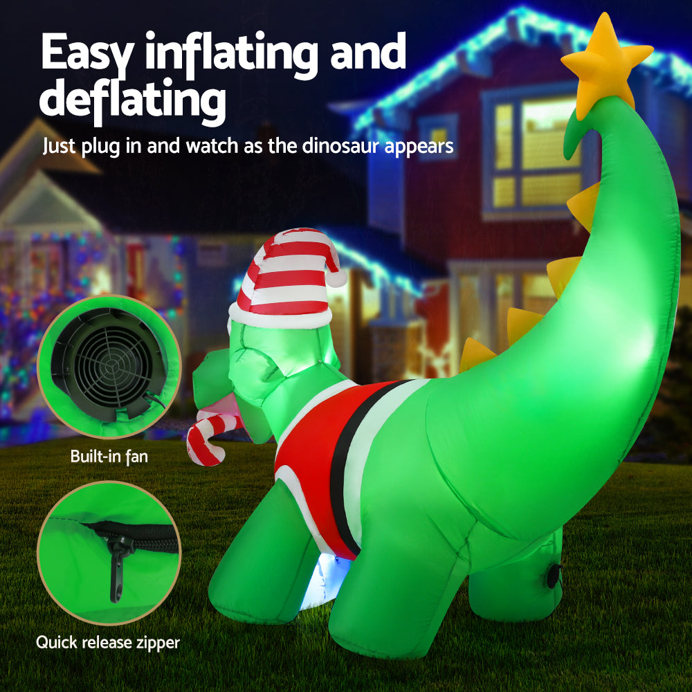 1.86 metre tall Inflatable Dinosaur