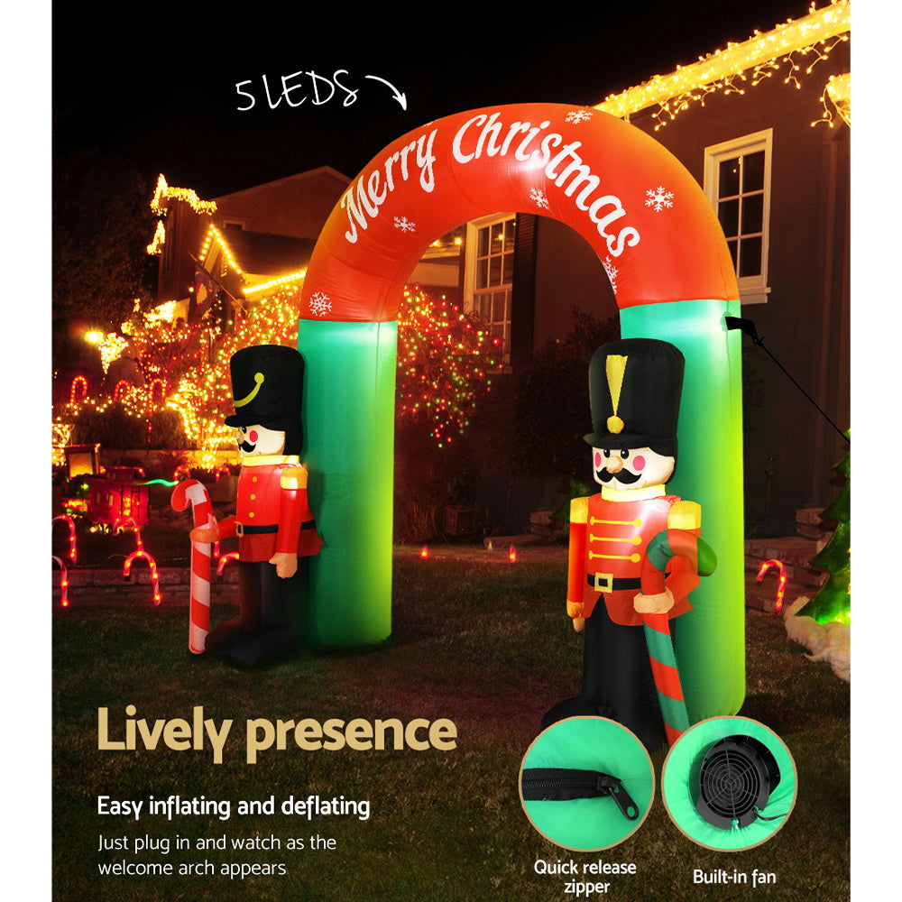 3 metre Inflatable Nutcracker Archway