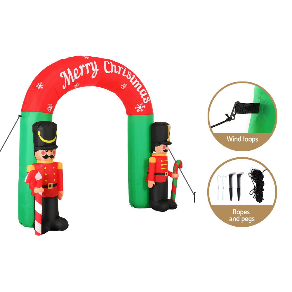 3 metre Inflatable Nutcracker Archway