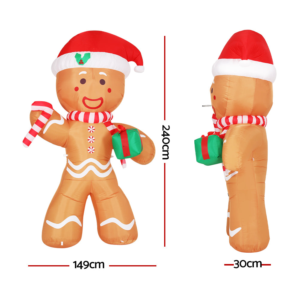 2.4 metre Inflatable Gingerbread