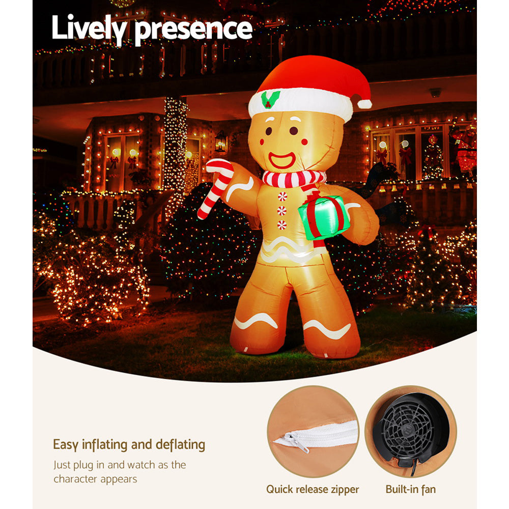 2.4 metre Inflatable Gingerbread