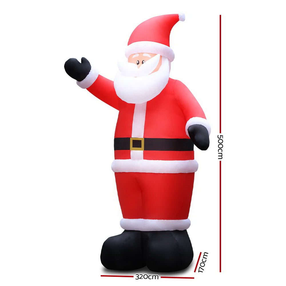 5 metre Inflatable Santa - HUGE!!