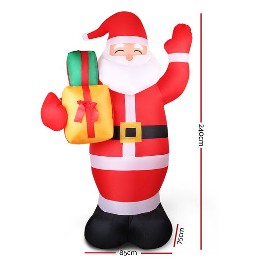 2.4m Inflatable Santa