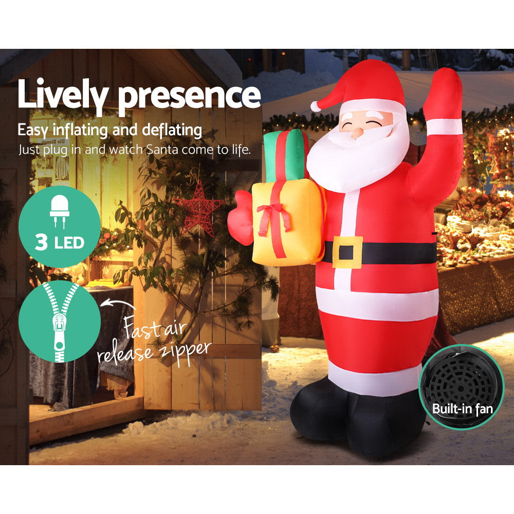 2.4m Inflatable Santa