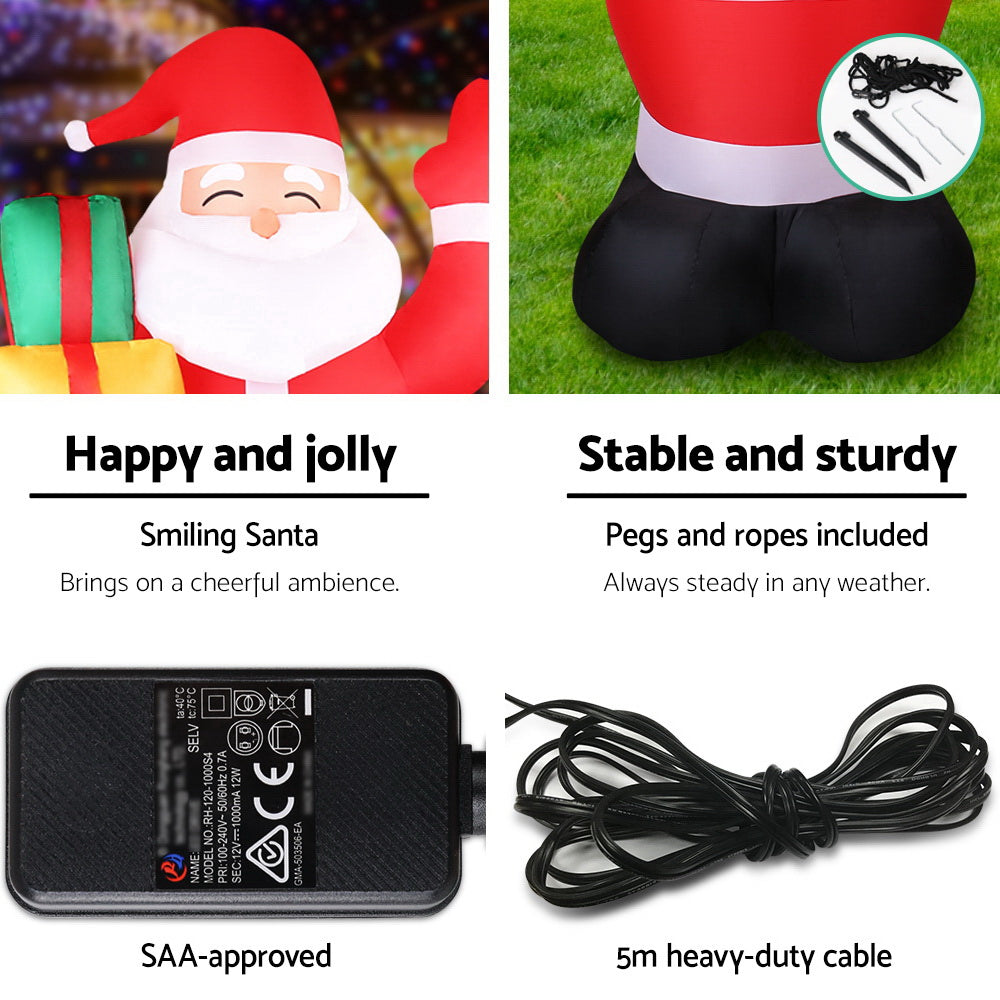 2.4m Inflatable Santa