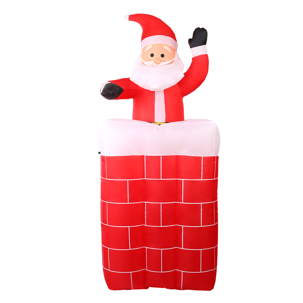 1.8 metre Inflatable Santa Pop Up from chimney