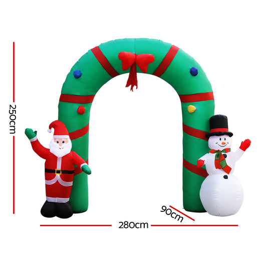 2.8 metre inflatable archway