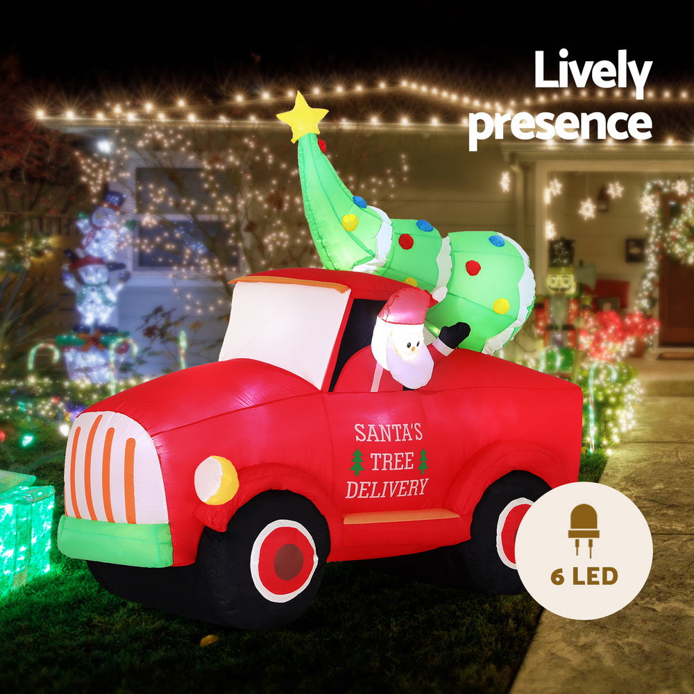 Inflatable Santa Truck 1.6M tall and 1.8m long