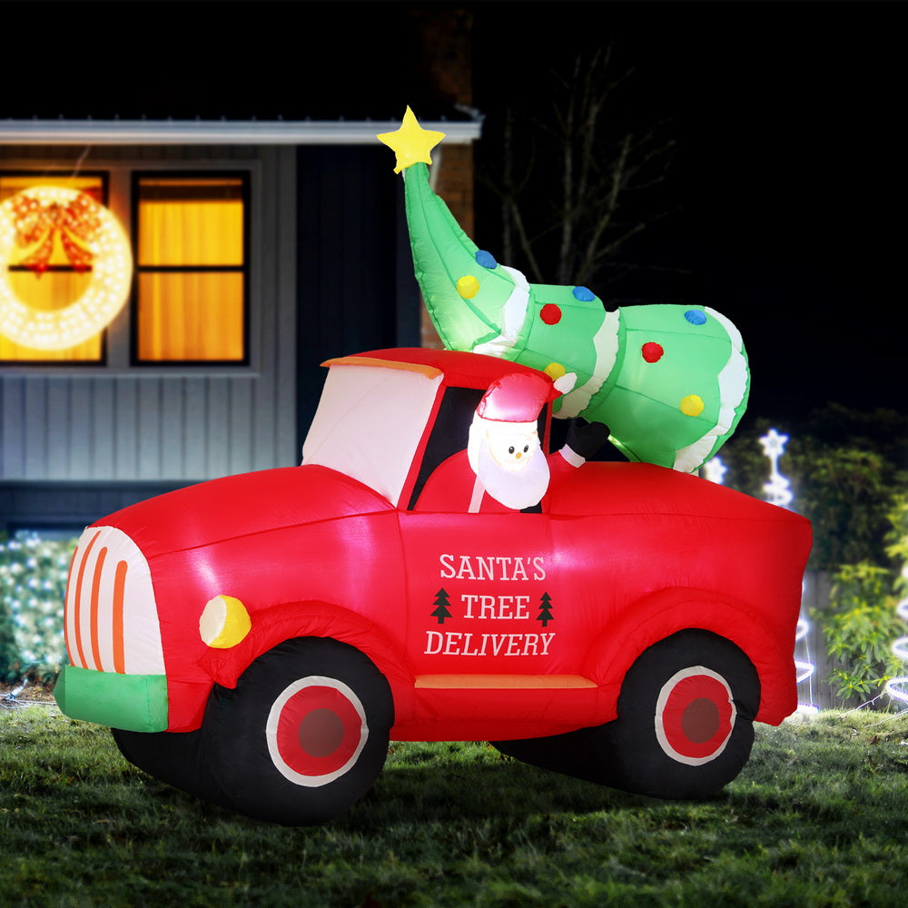 Inflatable Santa Truck 1.6M tall and 1.8m long