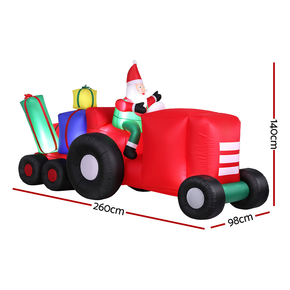 2.6m Inflatable Santa Truck