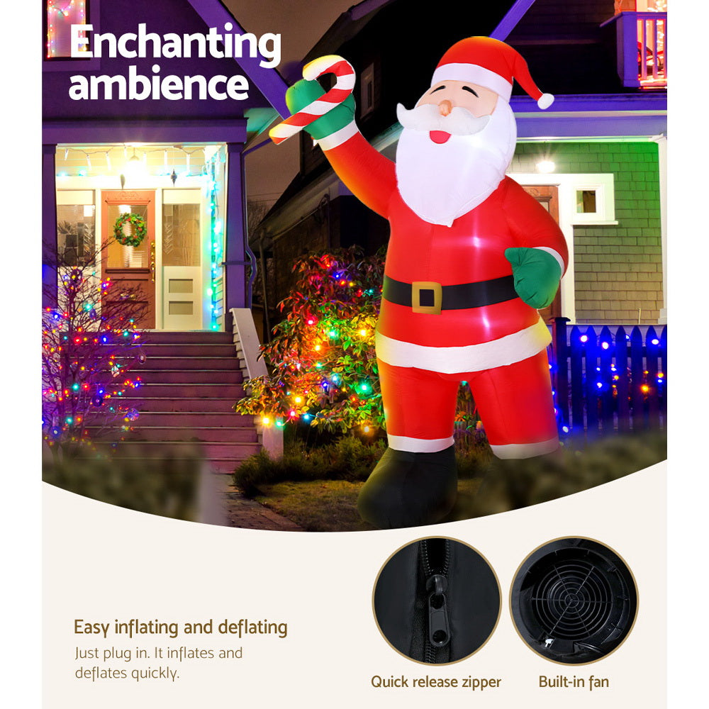 3m GIANT Santa Christmas Inflatable