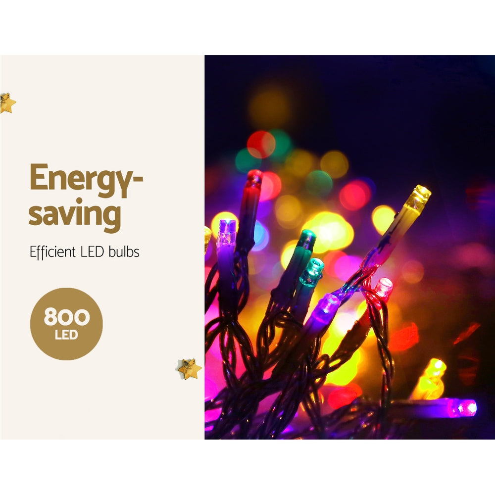 20m Icicle Christmas Lights – 800 LEDs of Sparkling colour