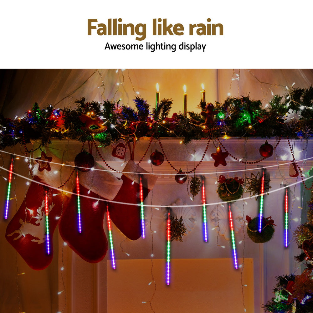 Icicle Falling Meteor Lights - 7 metres