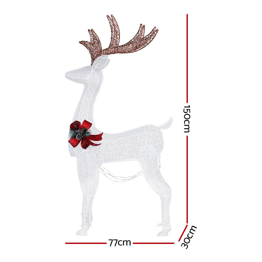 1.5M Reindeer with 100 LED lights