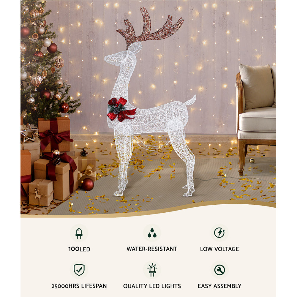 1.5M Reindeer with 100 LED lights