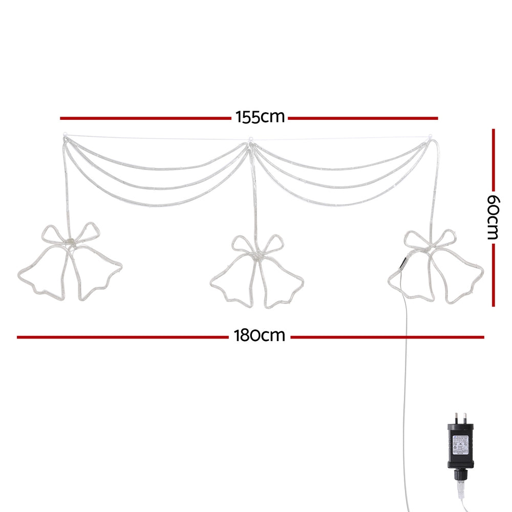 8m Christmas bells with 288 LEDs