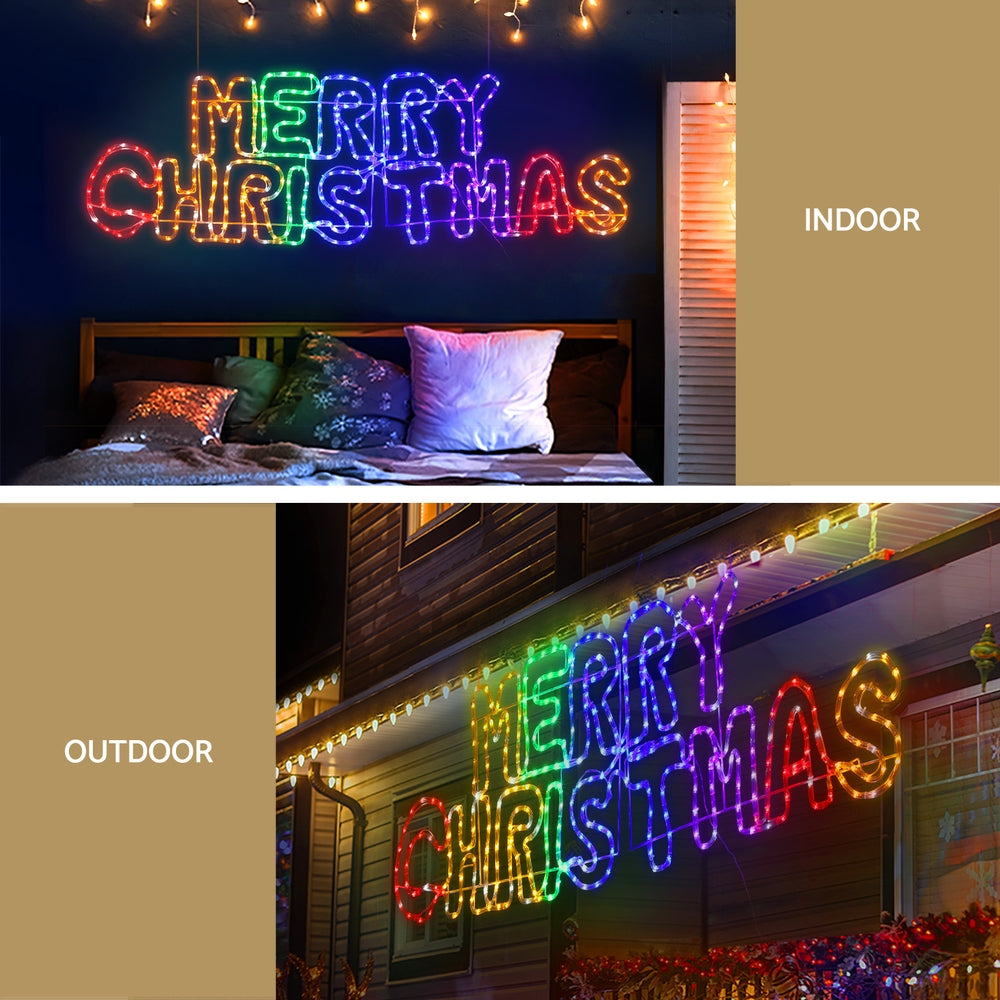 1.6M Merry Christmas Rope LED light