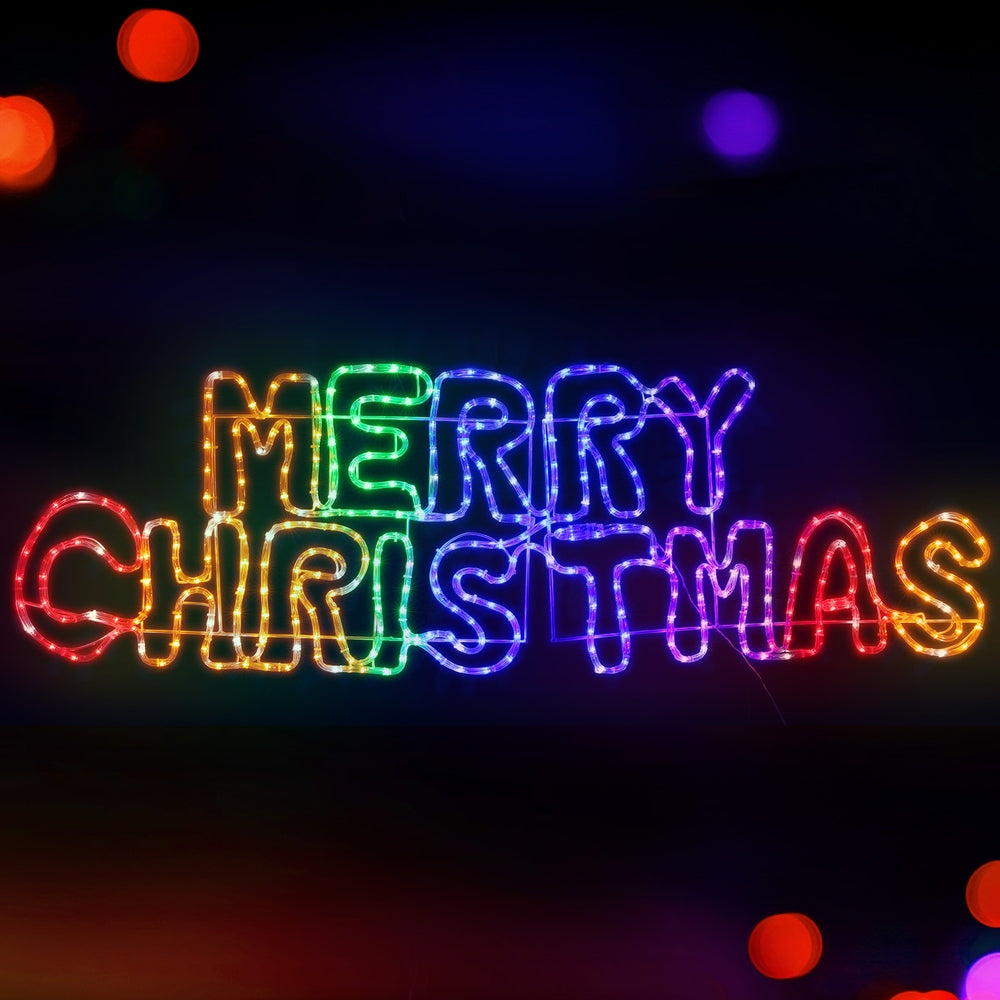 1.6M Merry Christmas Rope LED light