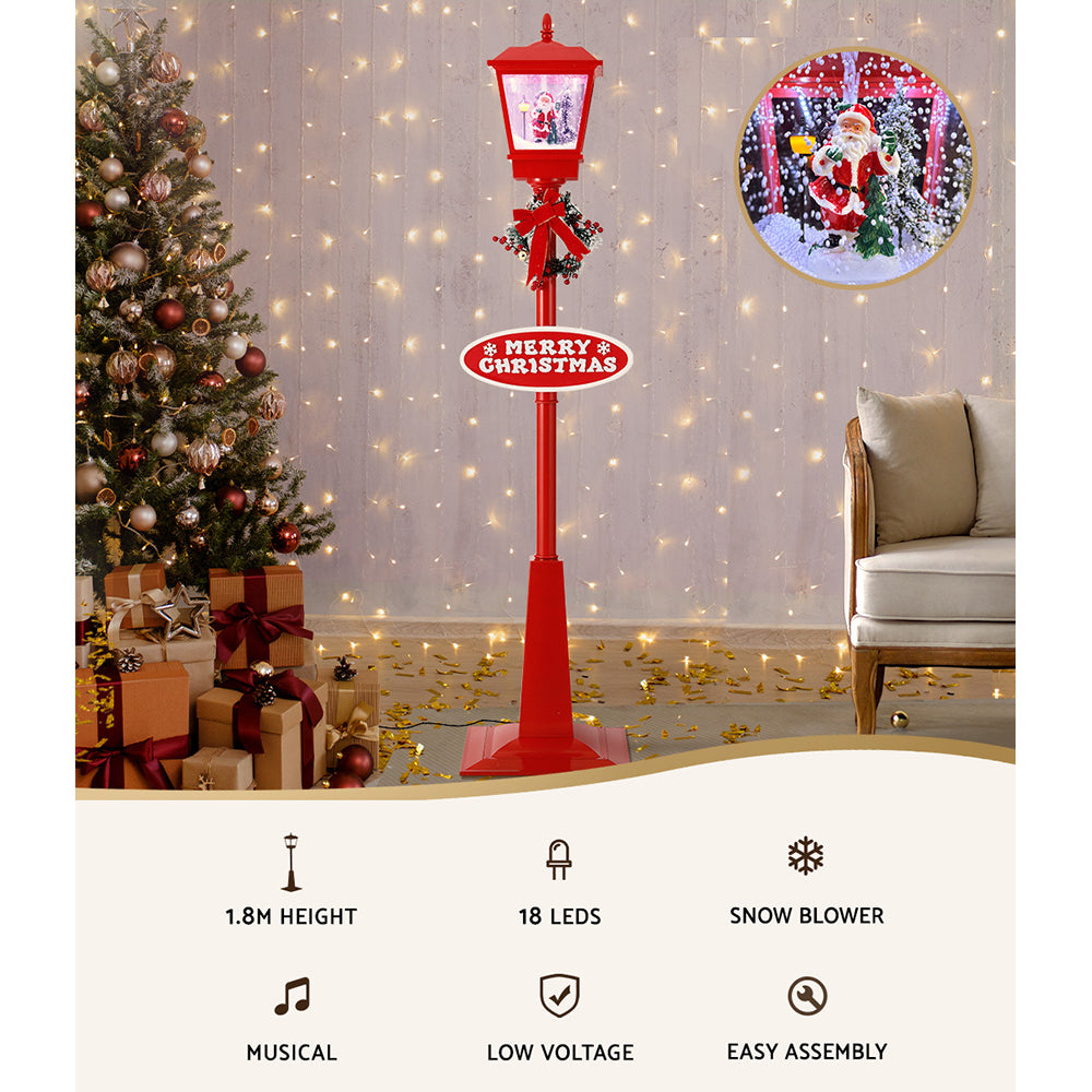 1.8M Christmas Lamp Post LED lights