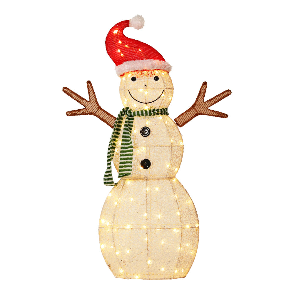 Christmas Lights Snowman - 97cm tall