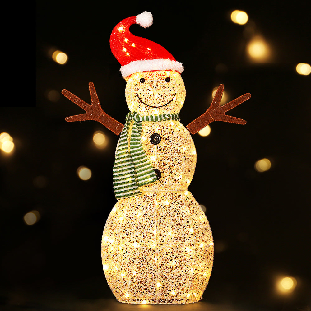 Christmas Lights Snowman - 97cm tall