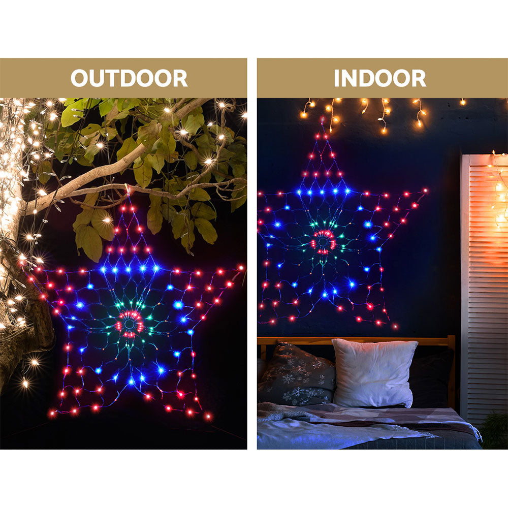 1.3M Christmas Star/Snownowflak Solar Lights