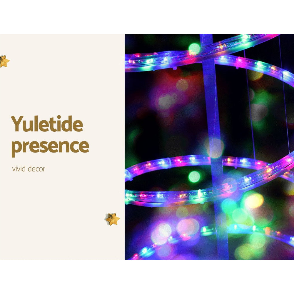 1.88 metre Christmas Tree made from 288 LEDs