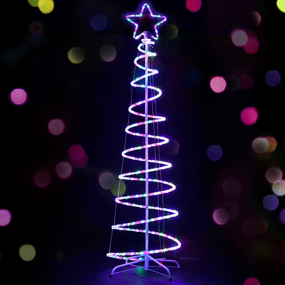 1.88 metre Christmas Tree made from 288 LEDs