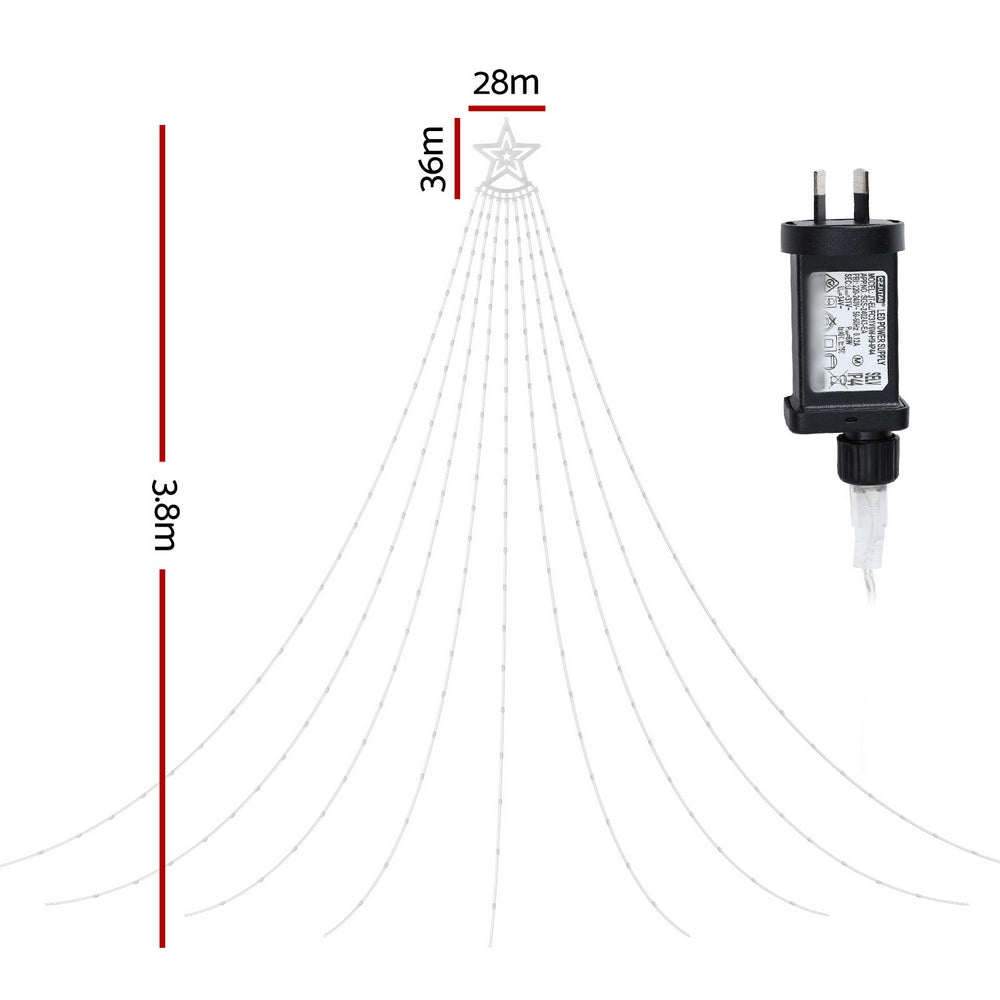 3.8M Waterfall String Lights