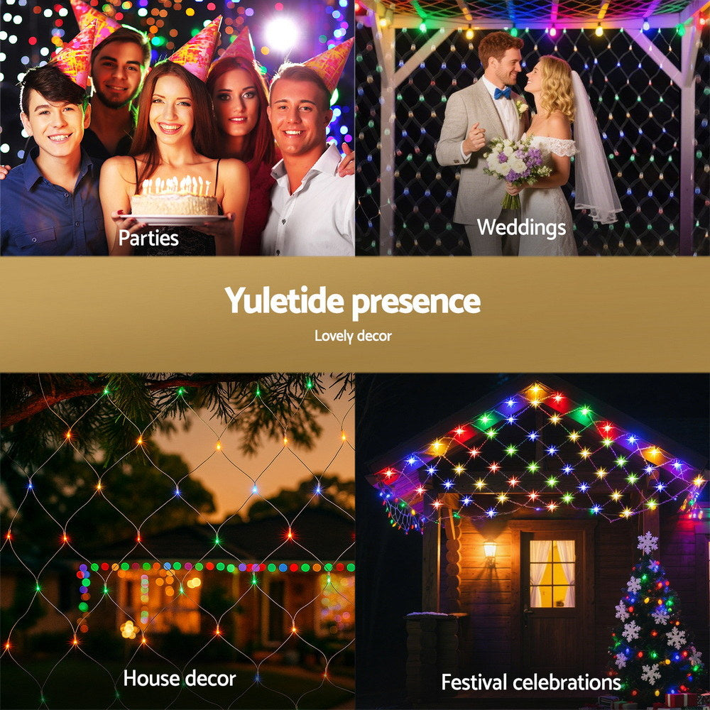 5m x 3m Net Lights – 600 Colourful LEDs