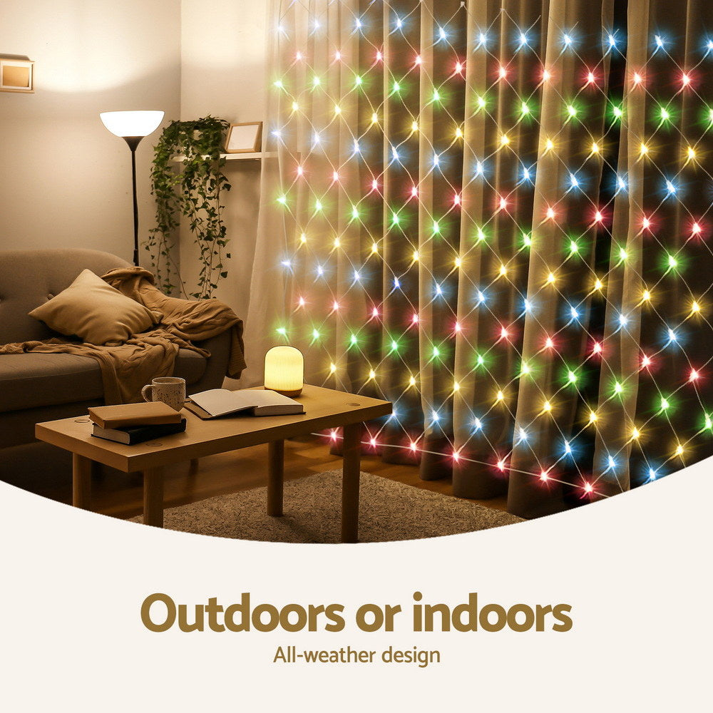 5m x 3m Net Lights – 600 Colourful LEDs