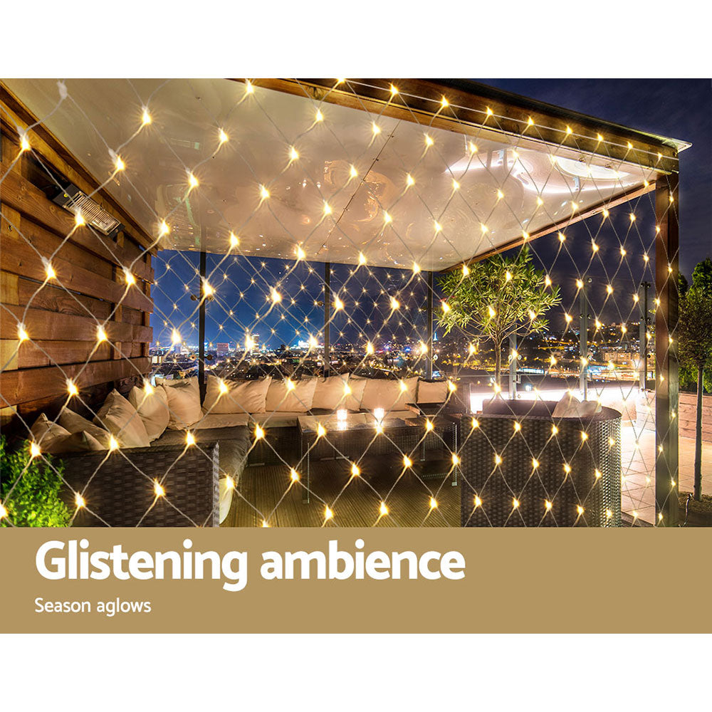 4mx6m Net String Lights with 1000 LEDs
