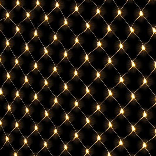 2Mx3M Christmas Net -Solar Powered - Warm White lights